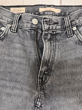 Levi's Black Washed Women’s Baggy Dad Jeans